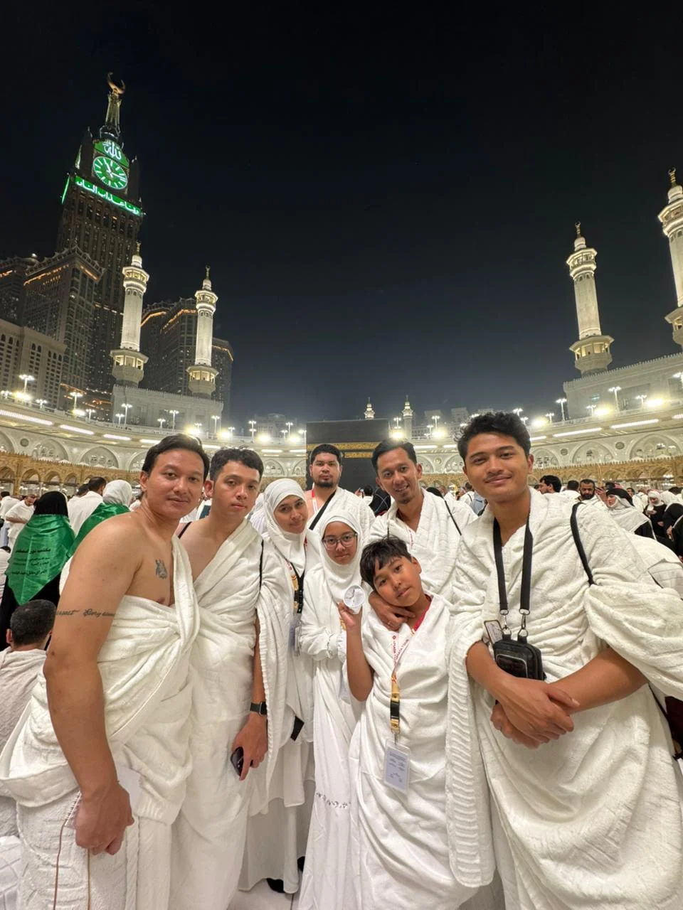 Kebersamaan jamaah di Masjidil Haram